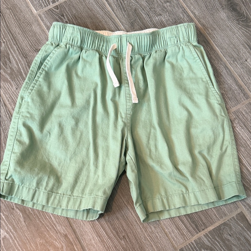 Crewcuts Boys size 14 Mint Green Elastic cotton Waist Shorts EUC